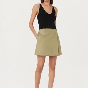 Frank and Oak wrap mini Skirt